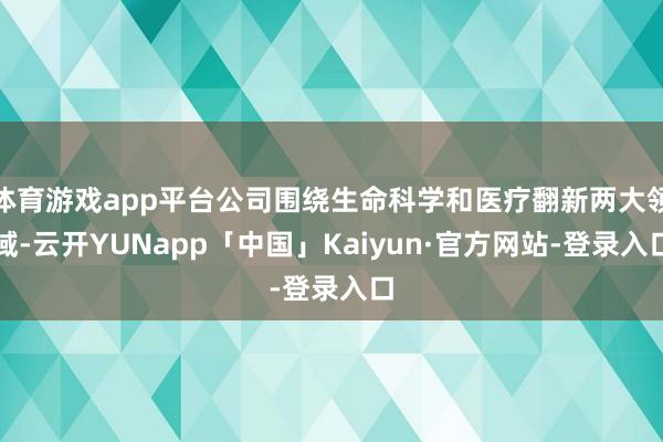体育游戏app平台公司围绕生命科学和医疗翻新两大领域-云开YUNapp「中国」Kaiyun·官方网站-登录入口